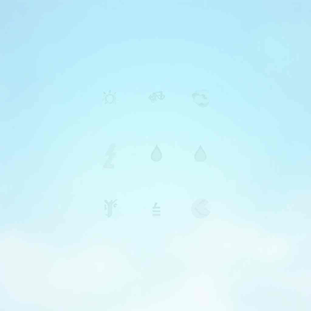 Clean weather icon PSD material download